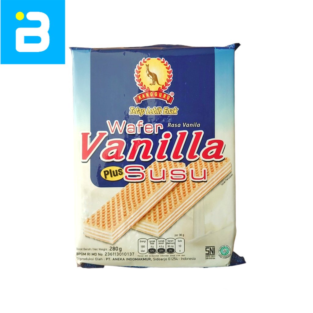 

Kangguru Wafer Vanilla Susu 280 G