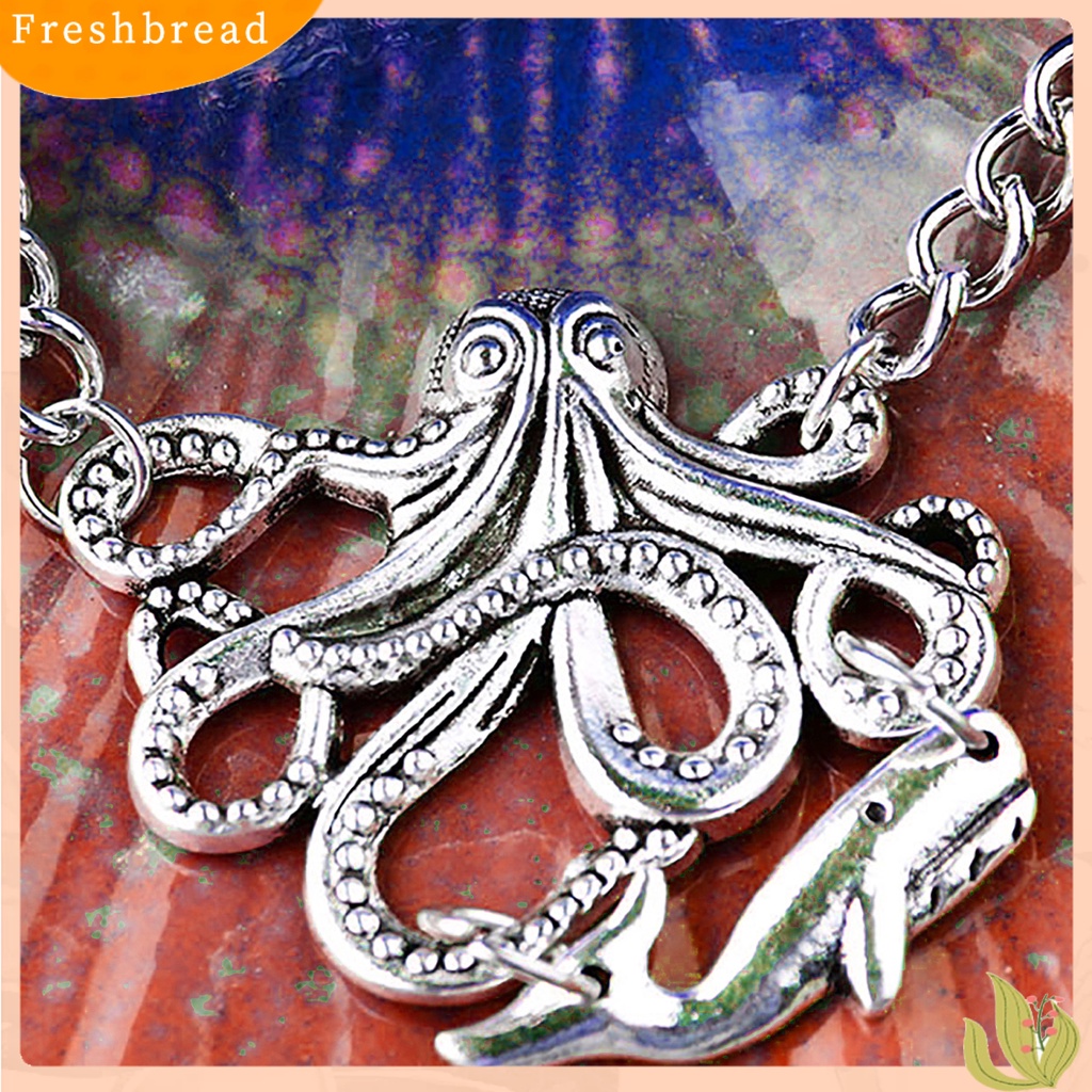 &lt; Freshbread &gt; Keren Unisex Alloy Desain Gurita Gelang Perhiasan Rantai Aksesoris Pernikahan