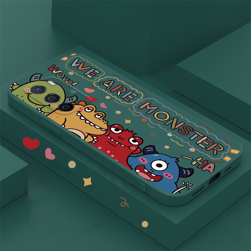 Little Monster Case Redmi Note 11S 11 Pro Redmi 10C 10A 9C 9T Note10 5G Note 10S Note 9s Poco F4 F4 GT M3 Pro X3 Pro NFC Keren Lucu Lembut Silikon Casing Cover