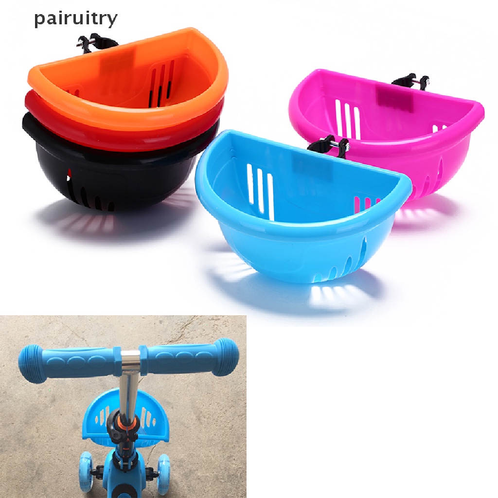 Prt Keranjang Sepeda Anak Tas Sepeda Plastik Anak scooter handle bar basket PRT