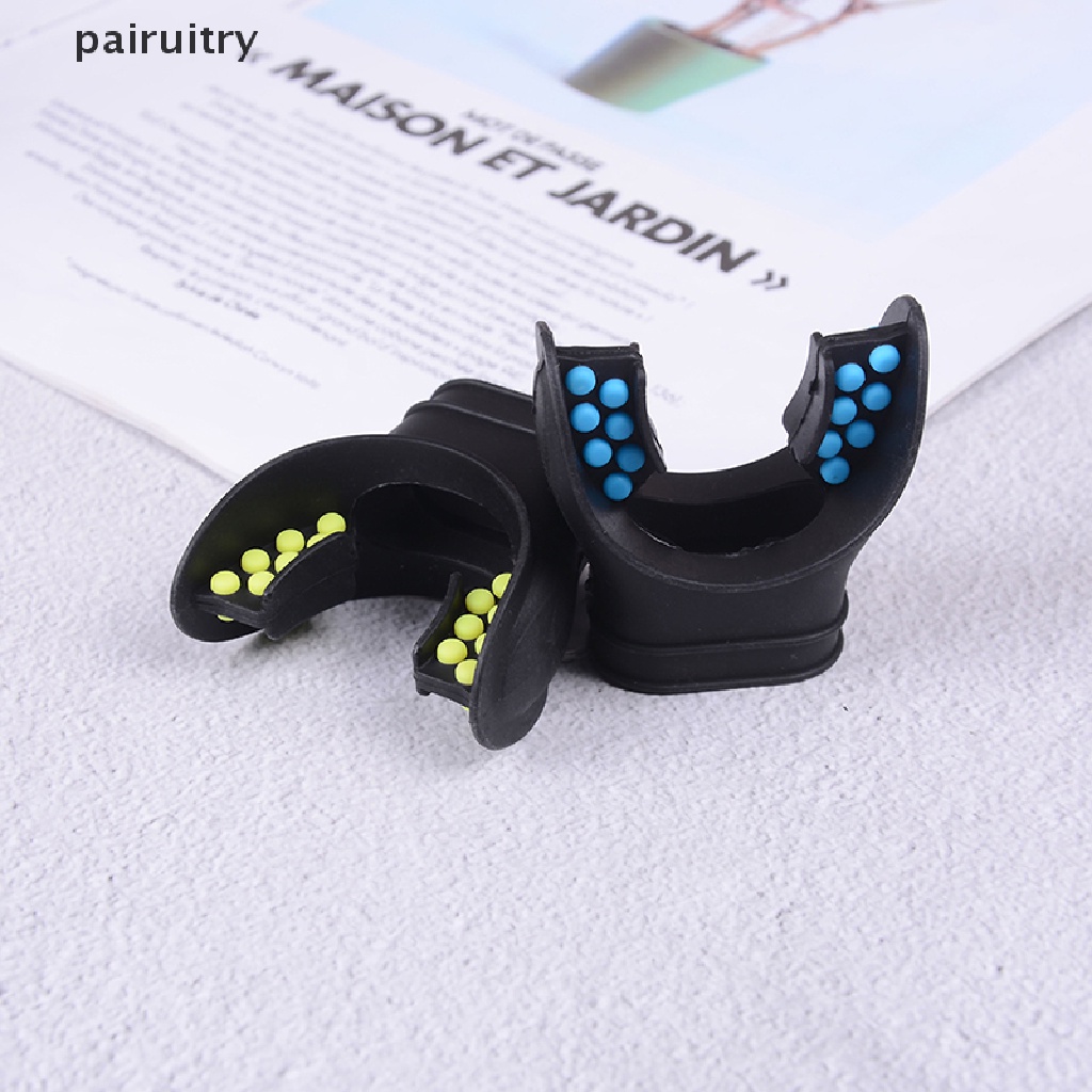 Prt Scuba diving silicone w/tab Warna Pengganti regulator snorkel fit mouth piece PRT