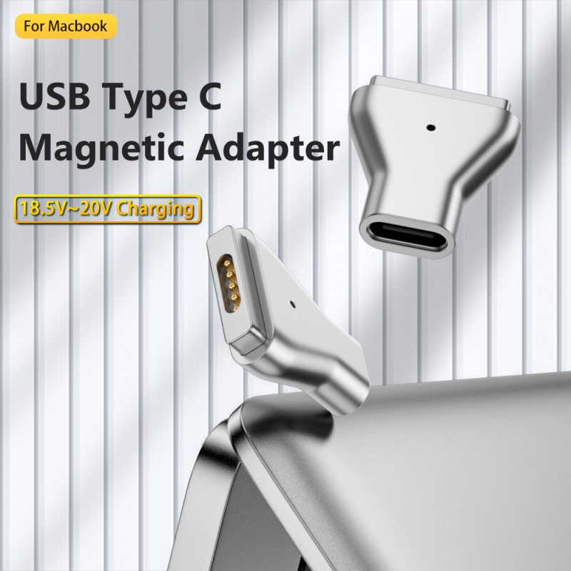 Adaptor Converter Plug PD USB Magnetik Tipe C Untuk Apple MacBook Pro