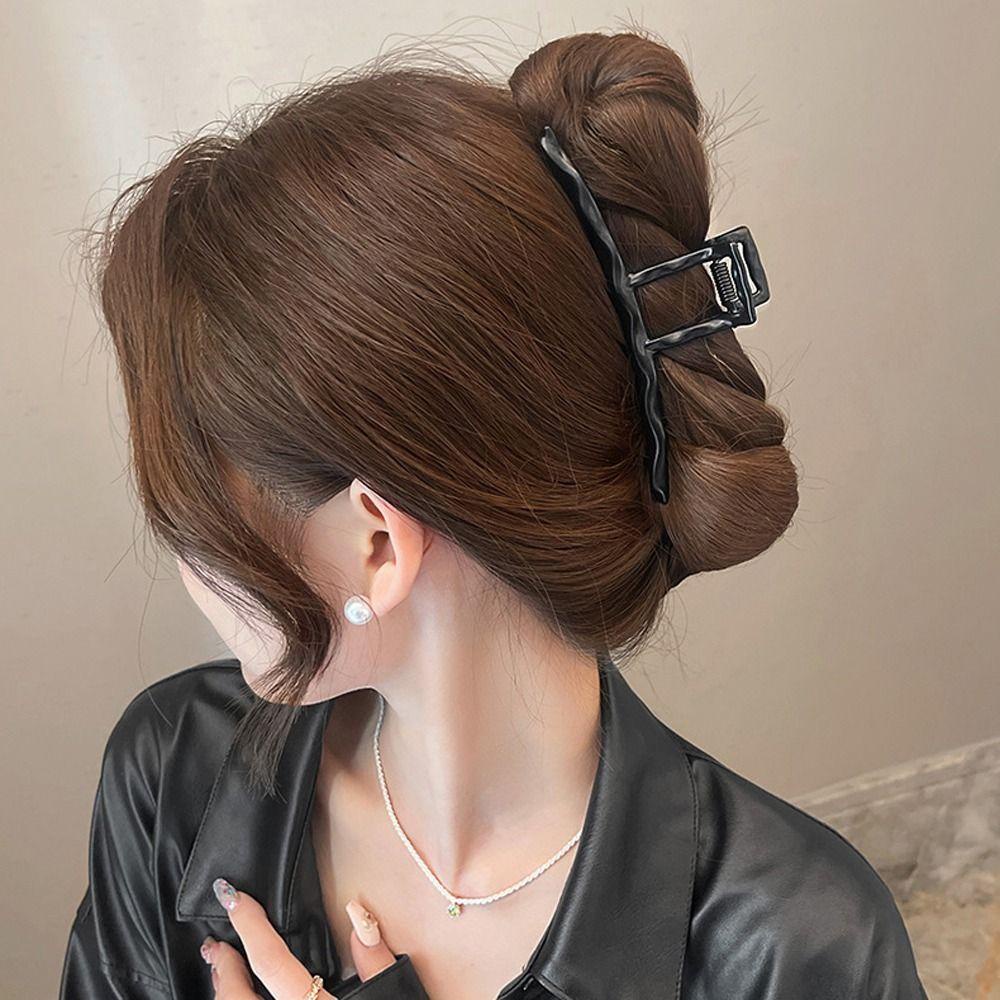 Needway Logam Rambut Cakar Manis Ins Baru Heardress Ponytail Holder Geometris Fashion Hiasan Kepala Korea Hiu Klip