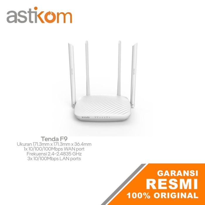 Tenda F9 600Mbps Wireless N Router