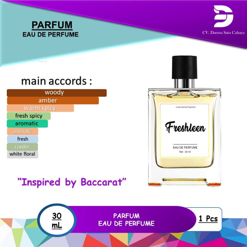 FRESHLEEN PARFUM PRIA &amp; WANITA 30 ML FRESHLY MINYAK WANGI
