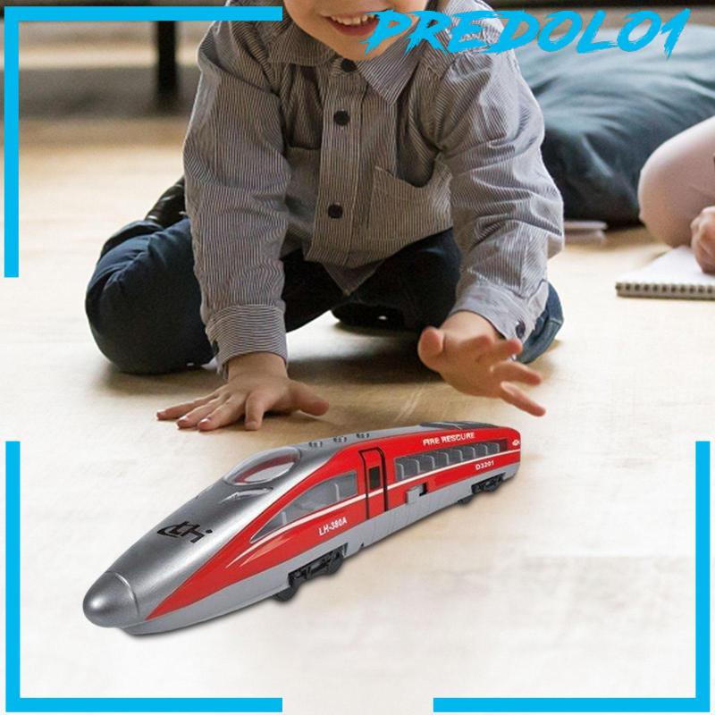 [Predolo1] Mainan Kereta Api Kecepatan Tinggi Pretend Play Mesin Lokomotif Untuk Hadiah Anak