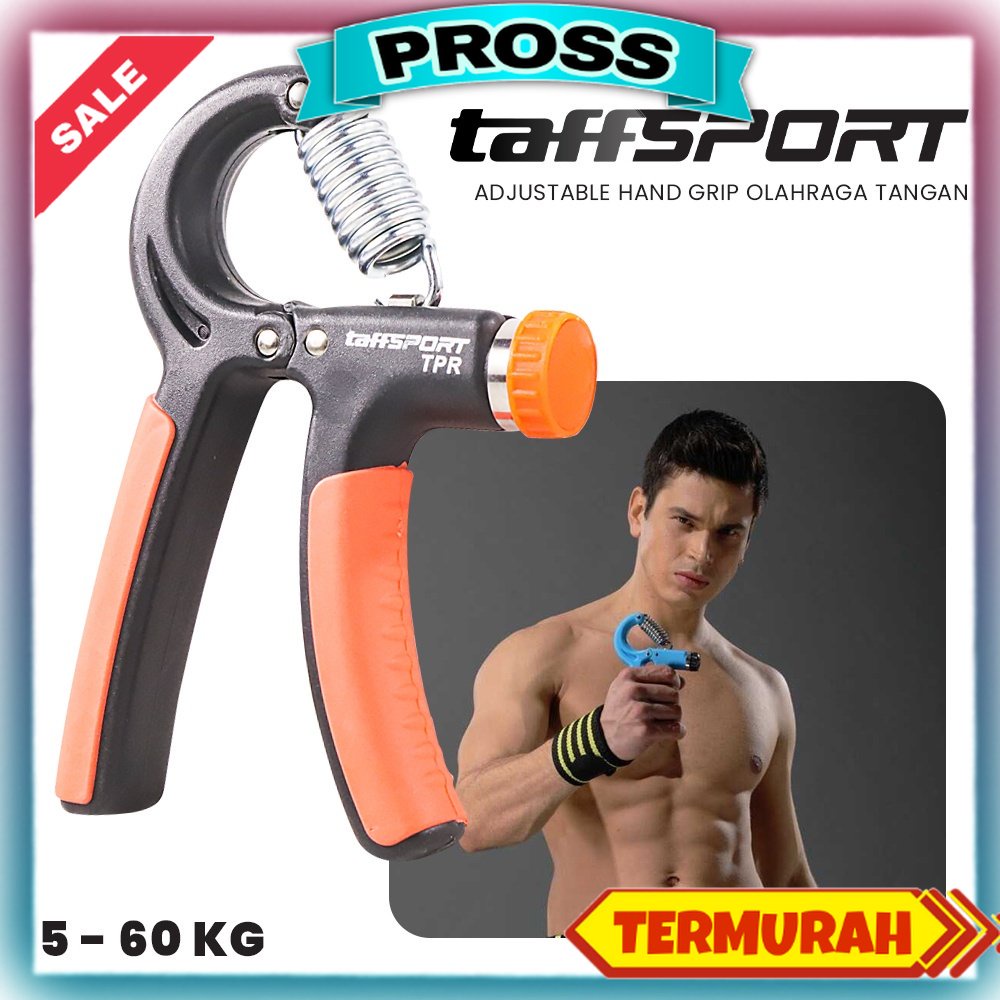 Adjustable Hand Grip Olahraga Tangan 5 - 60 kg - TPR