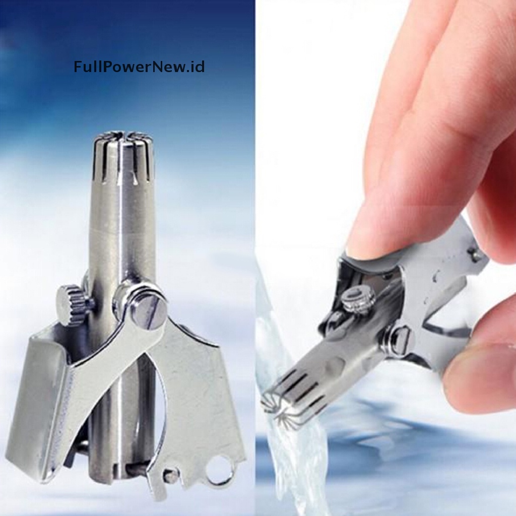 Power Alat Cukur Pencukur Bulu Hidung Telinga Stainless Steel Manual hair removal clipper cutg T30 WF ID