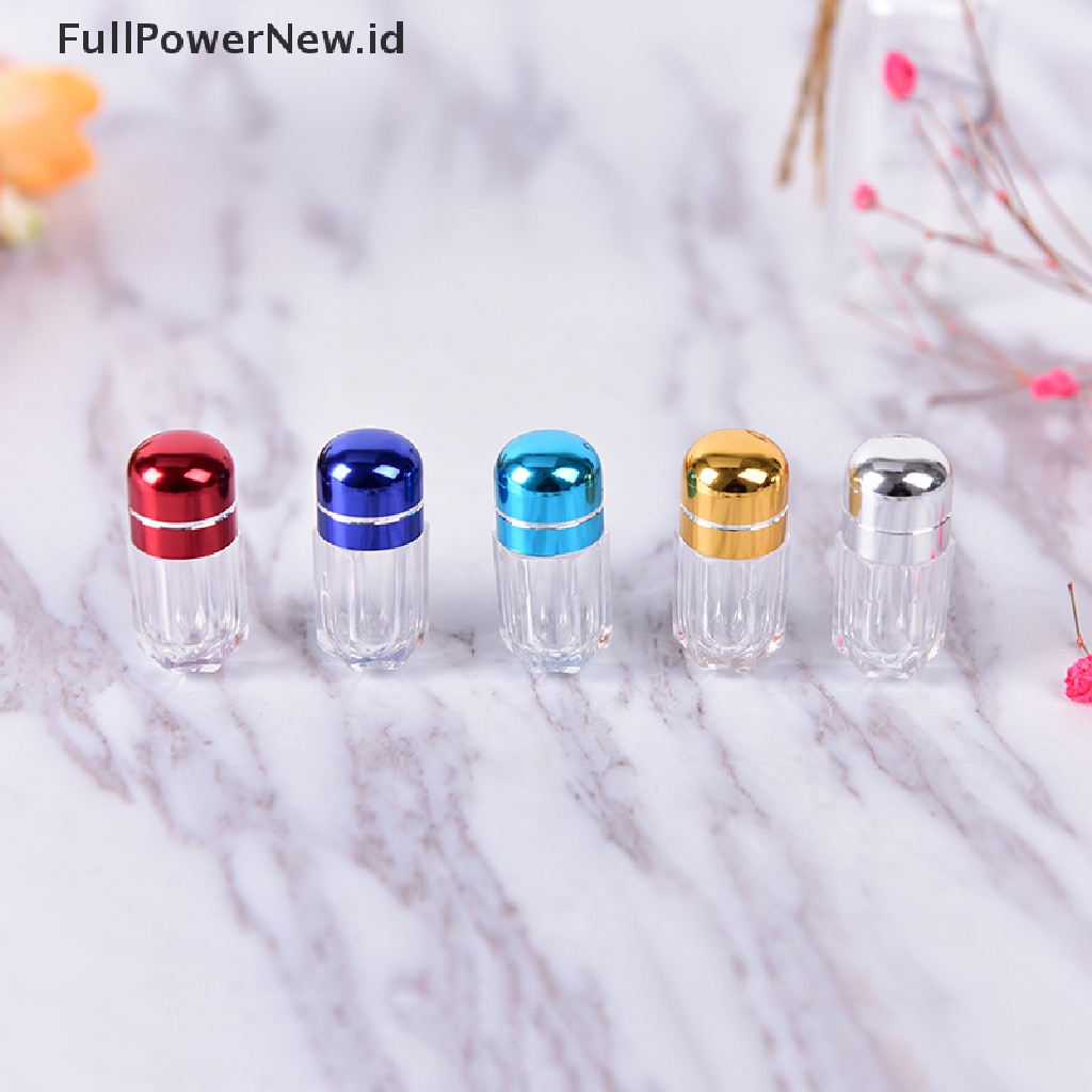 Power 5Pcs Gela Kosong Kualitas Tinggi0# Kapsul Transparan ColorFul Gel Caps Vogue ID