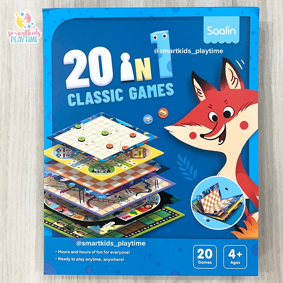 Saalin 20in1 Classic Board Game Mainan Edukasi Anak