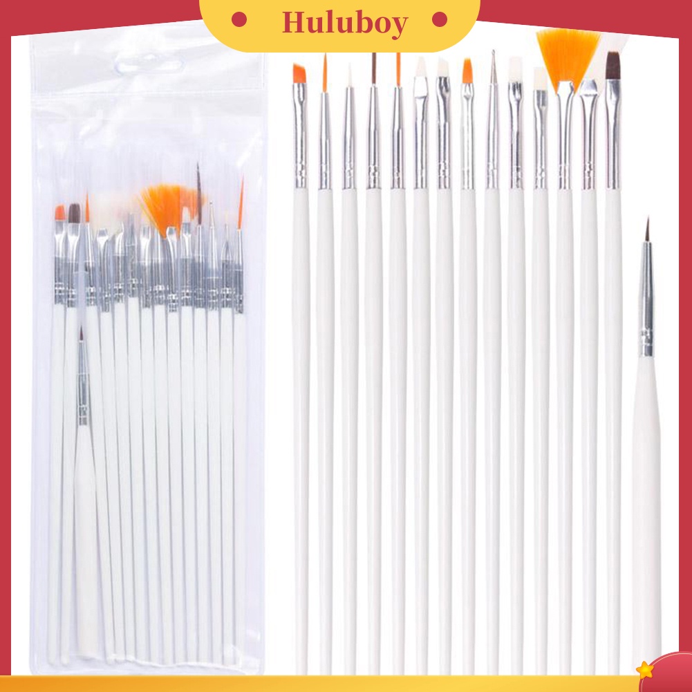 {In Stock} 15Pcs/Set Pro Nail Art Dotting Drawing Pen Polish Makeup Brushes Manicure Tools