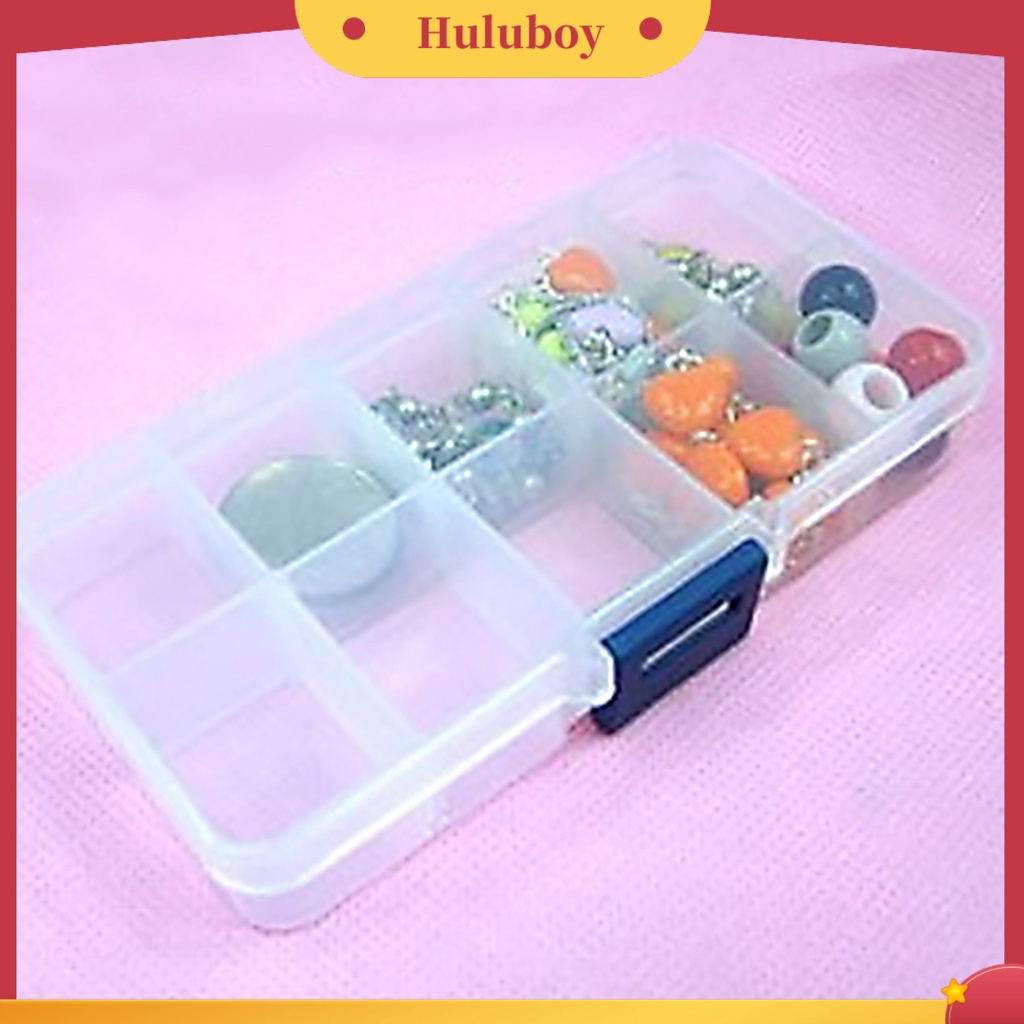 {In Stock} Wadah Penyimpanan Case Tips Nail Art Bahan Plastik Tahan Lama Transparan Untuk Anting