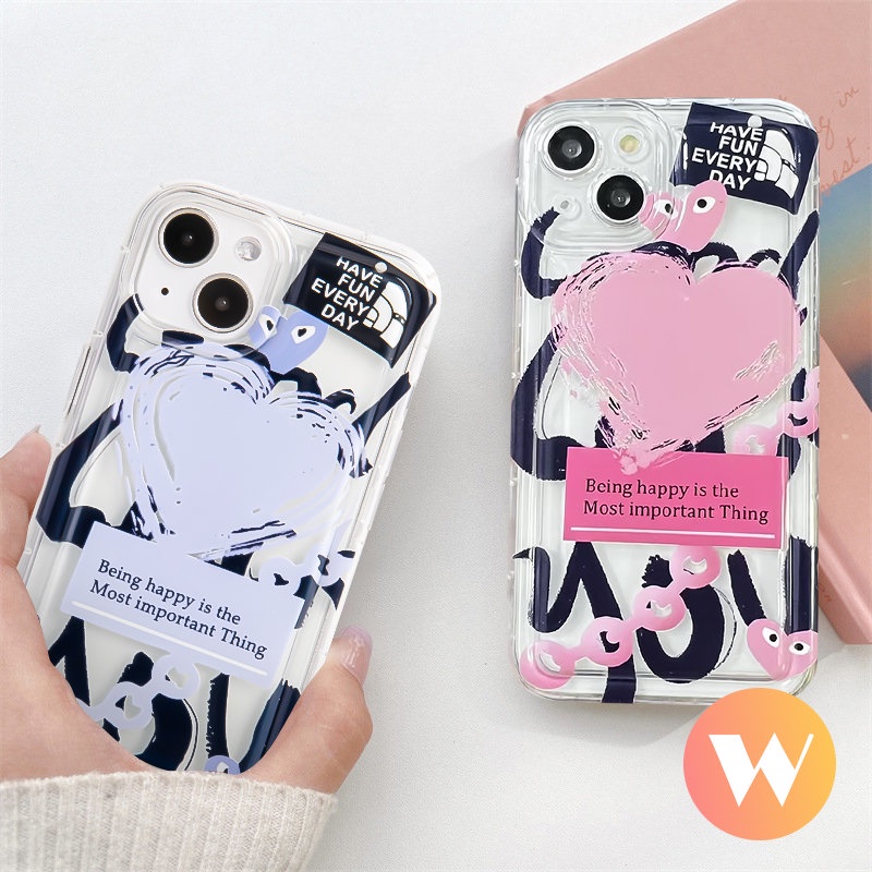 Trendy Comme des Garcons Case Redmi 10A 9A A1 10 9T 9C NFC Redmi Note 11 11s 9 10s 10 Note11 Note9 Note10 Note10s Lembut Tpu Bening Airbag Shockproof Love Heart Cover