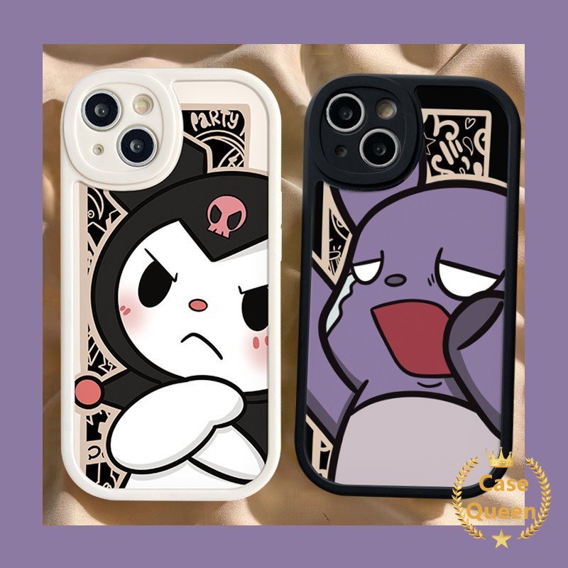 Lovely Baku Soft Tpu Shockproof Back Full Case Infinix Hot 10s 10T 9 11s 11 10 Play Hot 10 Lite Note 8 Smart 5 6 Cartoon Cute Kuromi Cover