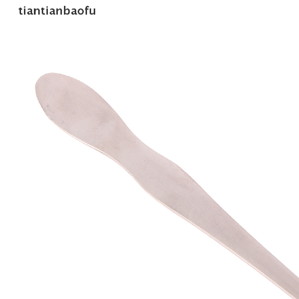 [tiantianbaofu] 1pc Stainless Steel Gagang Panjang Sendok Aduk Es Krim Dessert Scoop Flatware Butik