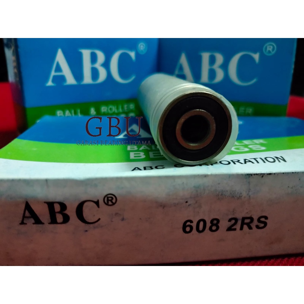 (isi 10pc) Bearing 608 2RS ABC ORI