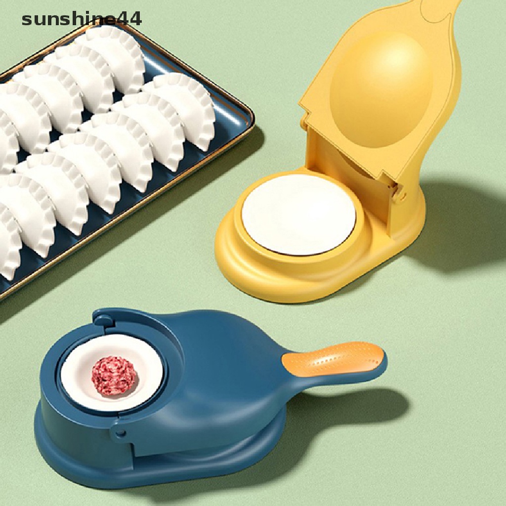 Sunshine Set Alat Penekan Adonan 2in1 Dengan Rolling Dumpling Maker Manual Press Tools ID