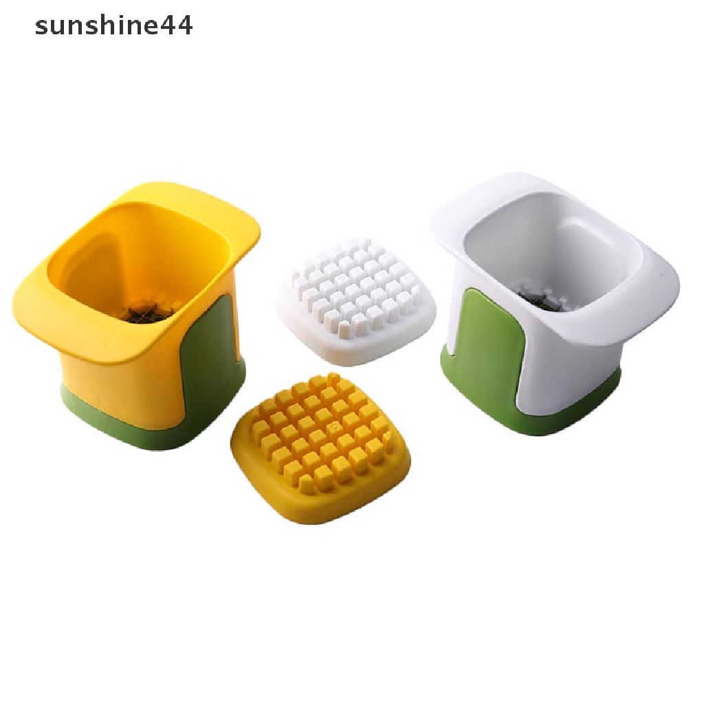 Sunshine Hand Pressure Vegetable Cutter 2in1 Pencacah Sayur Alat Penghancur Dapur ID