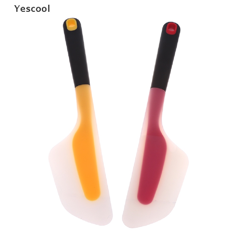 Yescool 1Pc Spatula Krim Kue Tembus Non Stick Omelette Spatula Butter Scraper ID