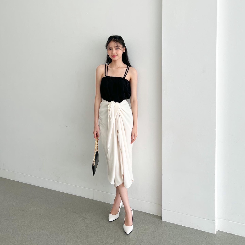 Beige Studio - Tina Skirt / Rok Midi Wanita