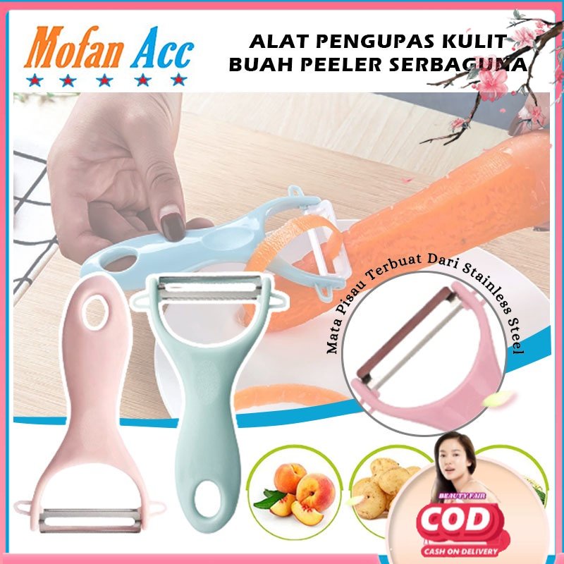 [BF] PISAU PENGUPAS KULIT BUAH SAYURAN / PEELER KNIFE PARUTAN WORTEL KENTANG APEL ALAT KUPAS FRUIT P