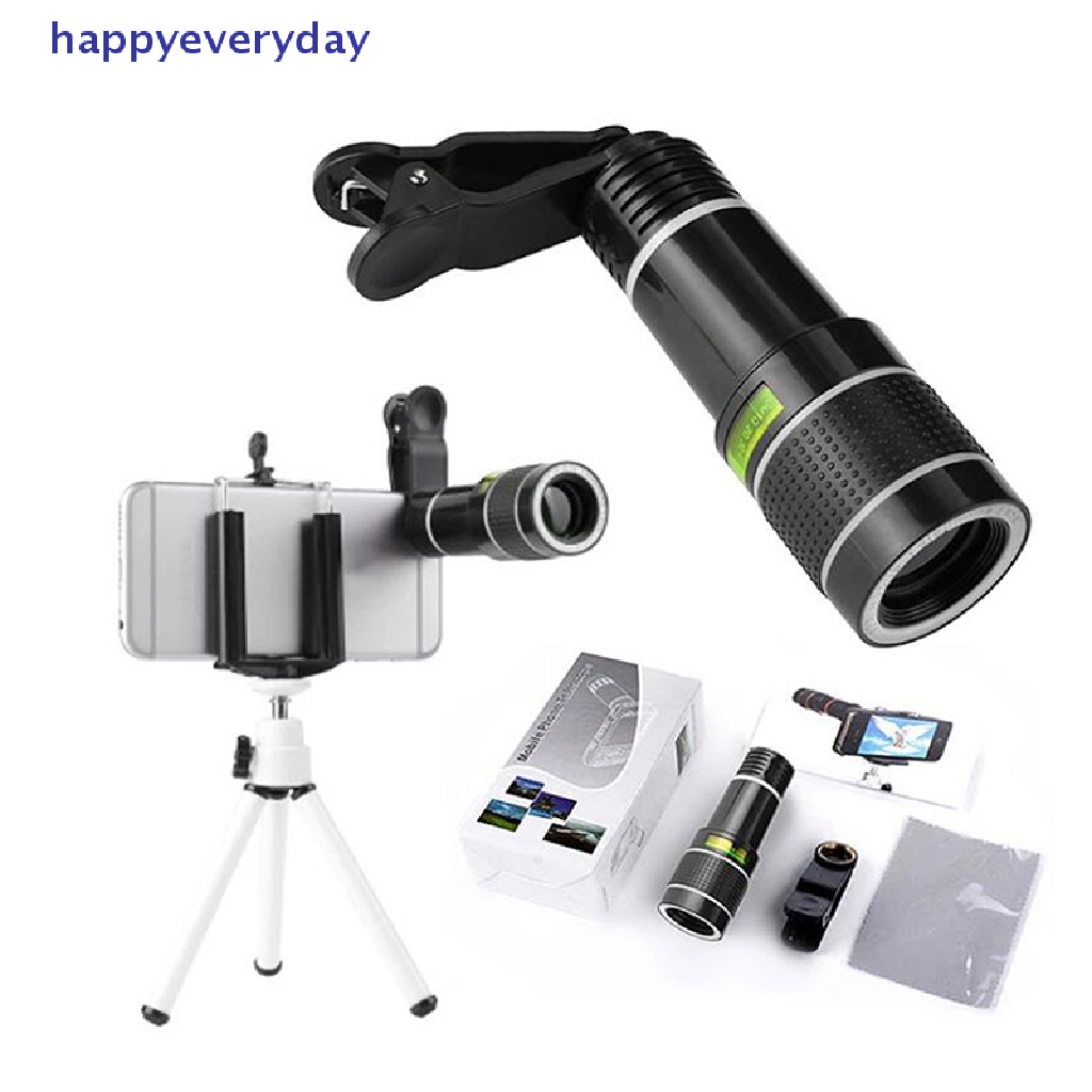 [happy] 20x Zoom HD Universal Smartphone Kamera Optik Tele Klip Lensa Teleskop [ID]