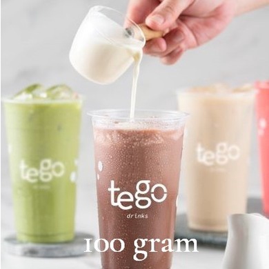 

TEGO Topping Cheese Cream Milk Matcha Cream Premium Bubuk Minuman 100g