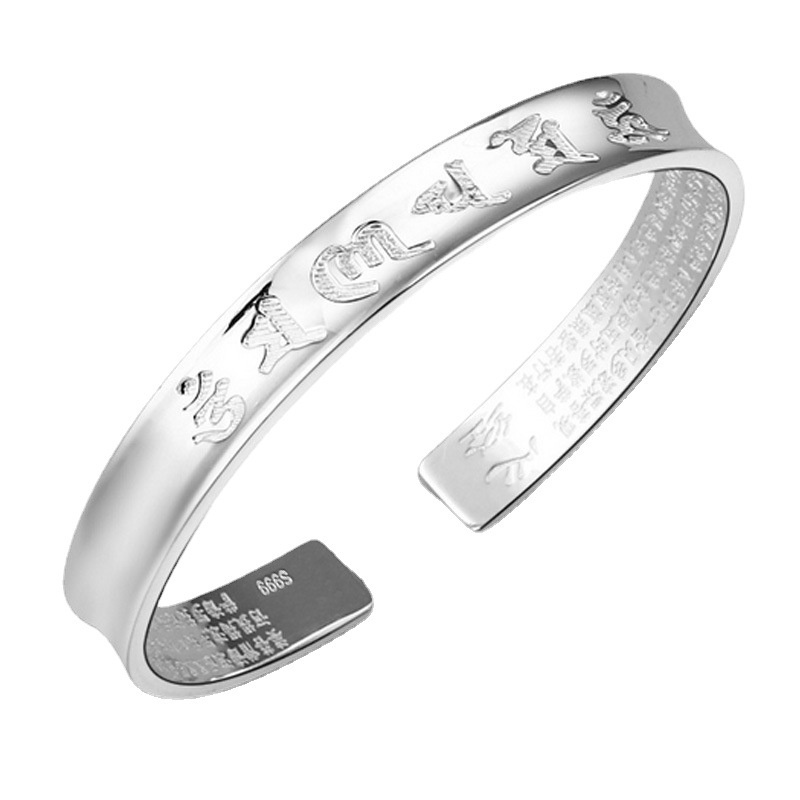 Goldkingdom Aksesoris Perhiasan Fashion Ready Stock Gelang Hati Lapis Perak Thai Silver Gaya Pasangan Boroboromito