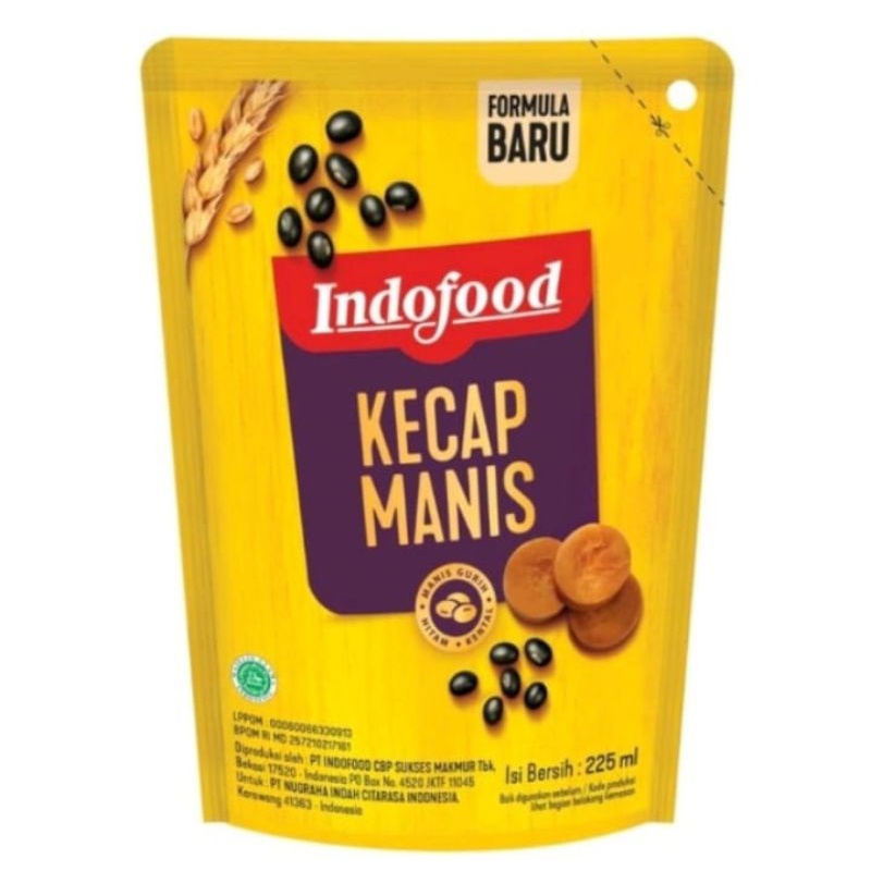 Indofood kecap manis Refill 225ml