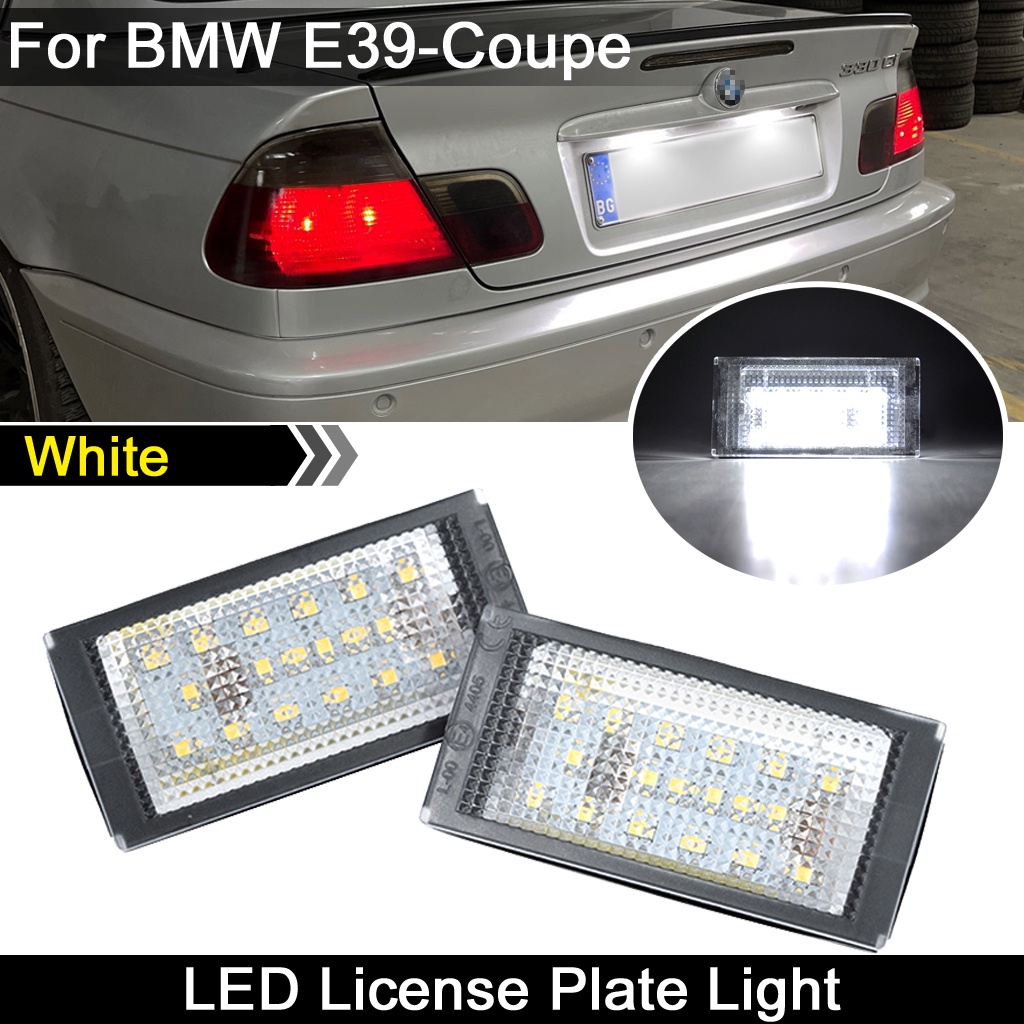 2pcs Lampu Plat Nomor Plat LED Putih Lampu Untuk BMW 3-Series E46 2pintu Coupe 316ci 318ci 325ci 320cd 330cd 1998-2003