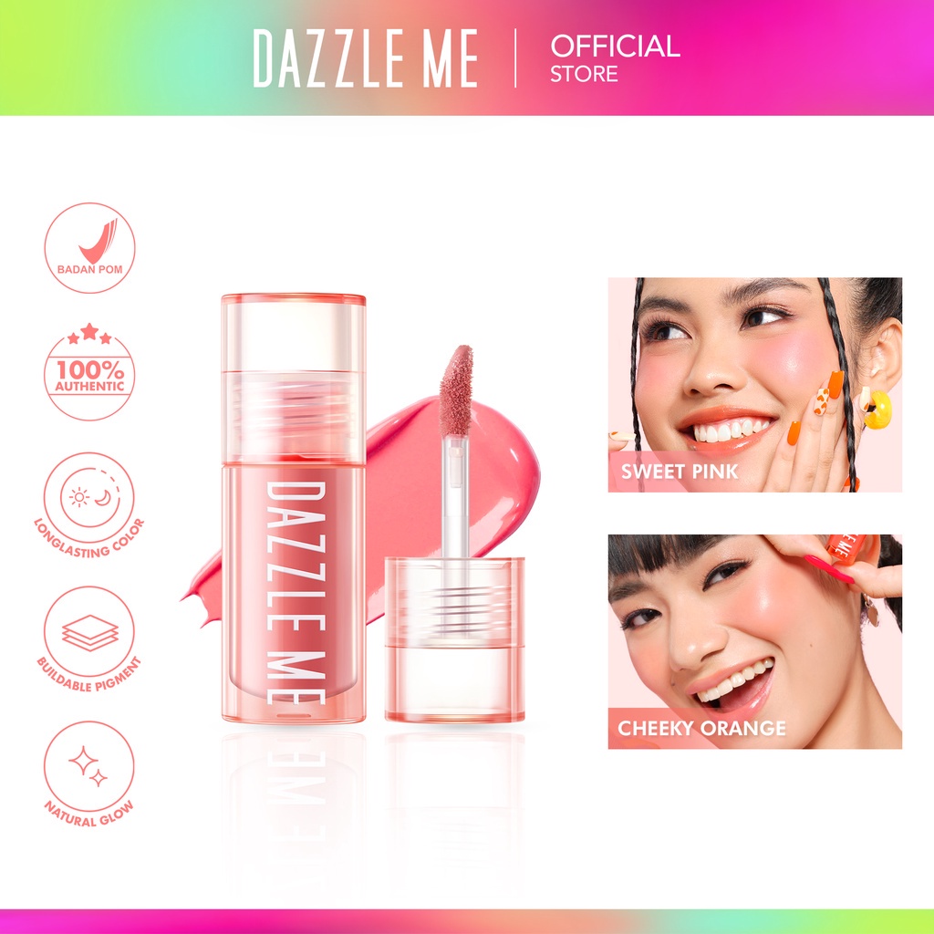 [NEW] DAZZLE ME Heart-Melt Creamy Liquid Blush - CO