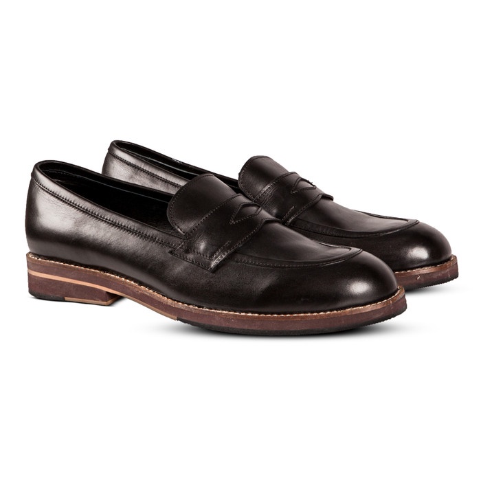 Terlaris Blake Penny Loafers Black / Sepatu Formal / Sepatu Nappa Milano