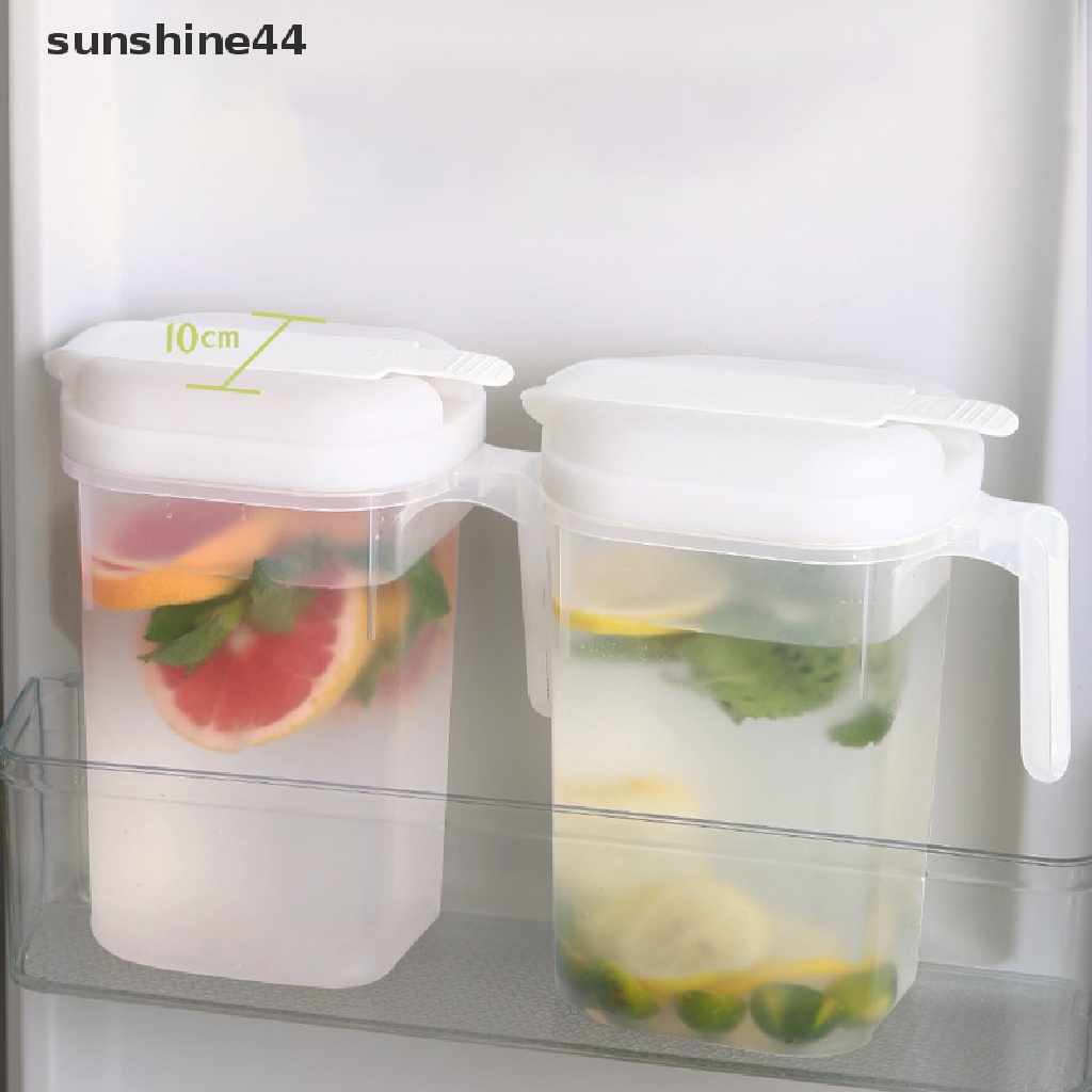 Sunshine 2400ML Kulkas Lemon Juice Jug Cold Kettle Ketel Kapasitas Besar Dapur ID