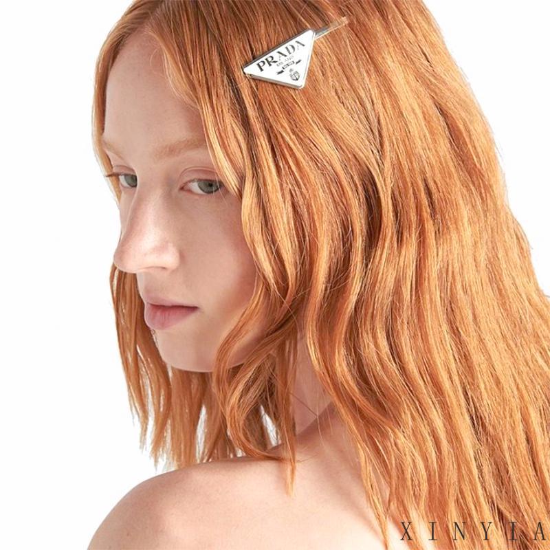 【COD】Gadis Keren Bobby Pin Poni Jepit Rambut Hair Clip Side Clip Geometris Segitiga Huruf