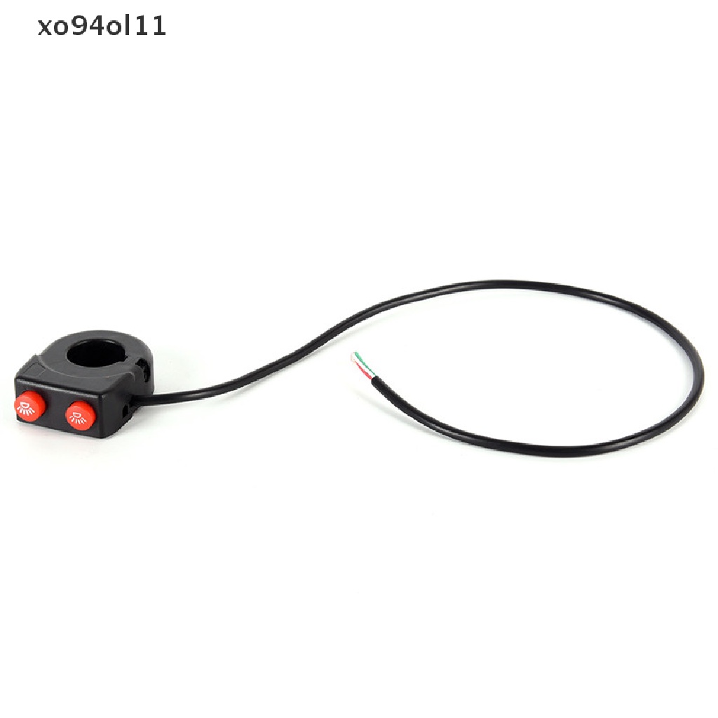 Xo 7per8 ''Stang Sepeda Motor On Off Tombol Kepala Spot Fog Light Switch Button OL