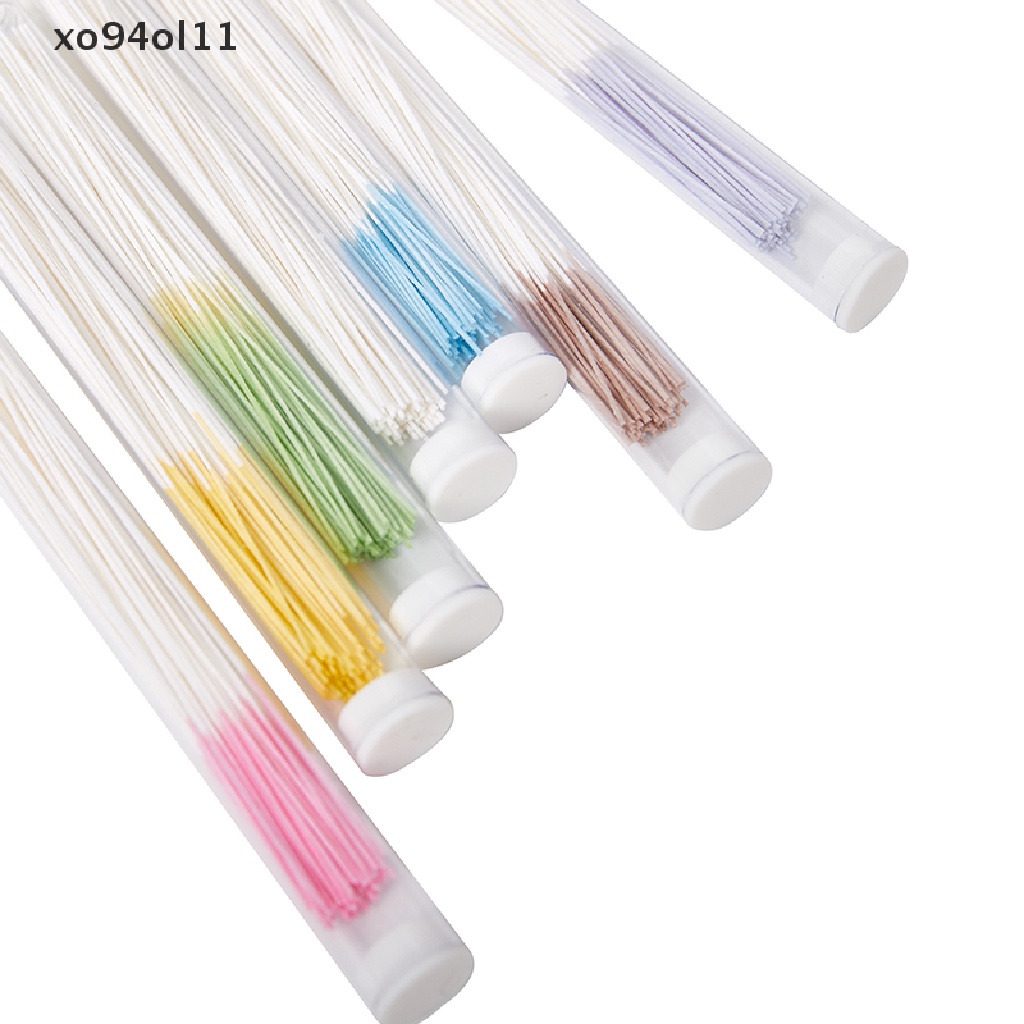 Xo 60/70/160pcs Set Pembersih Telinga Rumput Kertas Floss Lubang Telinga Aftercare Tools OL
