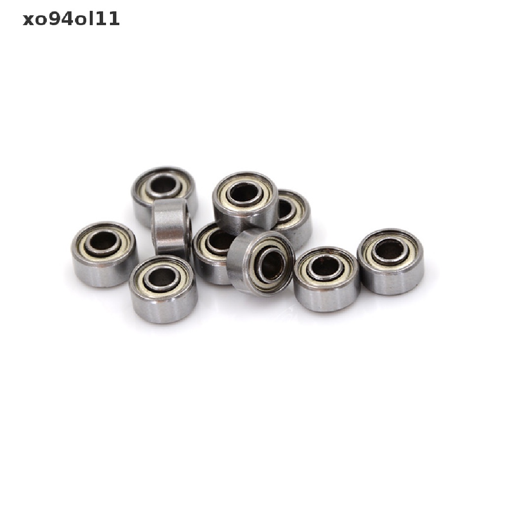 Xo 10pcs 693ZZ Baja Karbon Miniatur Bola Bantalan 3 * 8 * 4mm Ganda Terlindung Bantalan OL