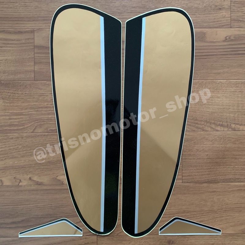 Striping list body Honda CB 100 Glatik Gold list polet cb 100
