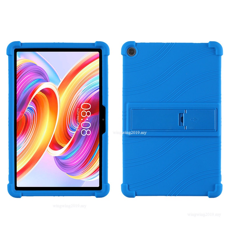 Case Untuk Teclast T50 Anak-Anak Aman Lembut Silikon Kickstand Tablet CoverElectric T50 Pelindung Case Tablet 11inci Silikon Case Dengan Bracket Tal002 Tahan Jatuh Pelindung Case