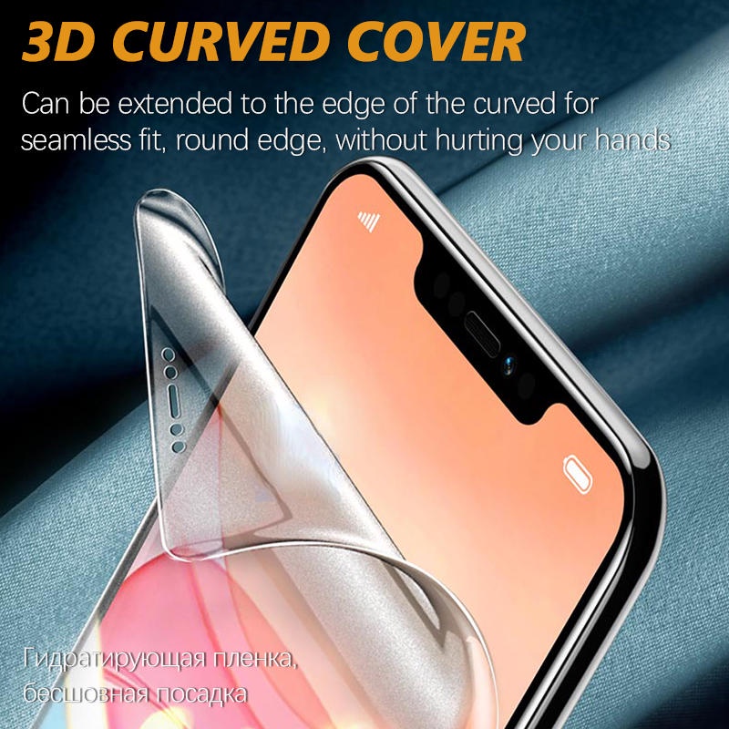 3pcs Film Hidrogel Matte Frosted Untuk Iphone14 13 12 11 Pro MAX Plus Mini Pelindung Layar Untuk iPhone X XS MAX XR 6 6S 7 8 Plus SE 2022 2020 14Plus 13Mini 12Mini