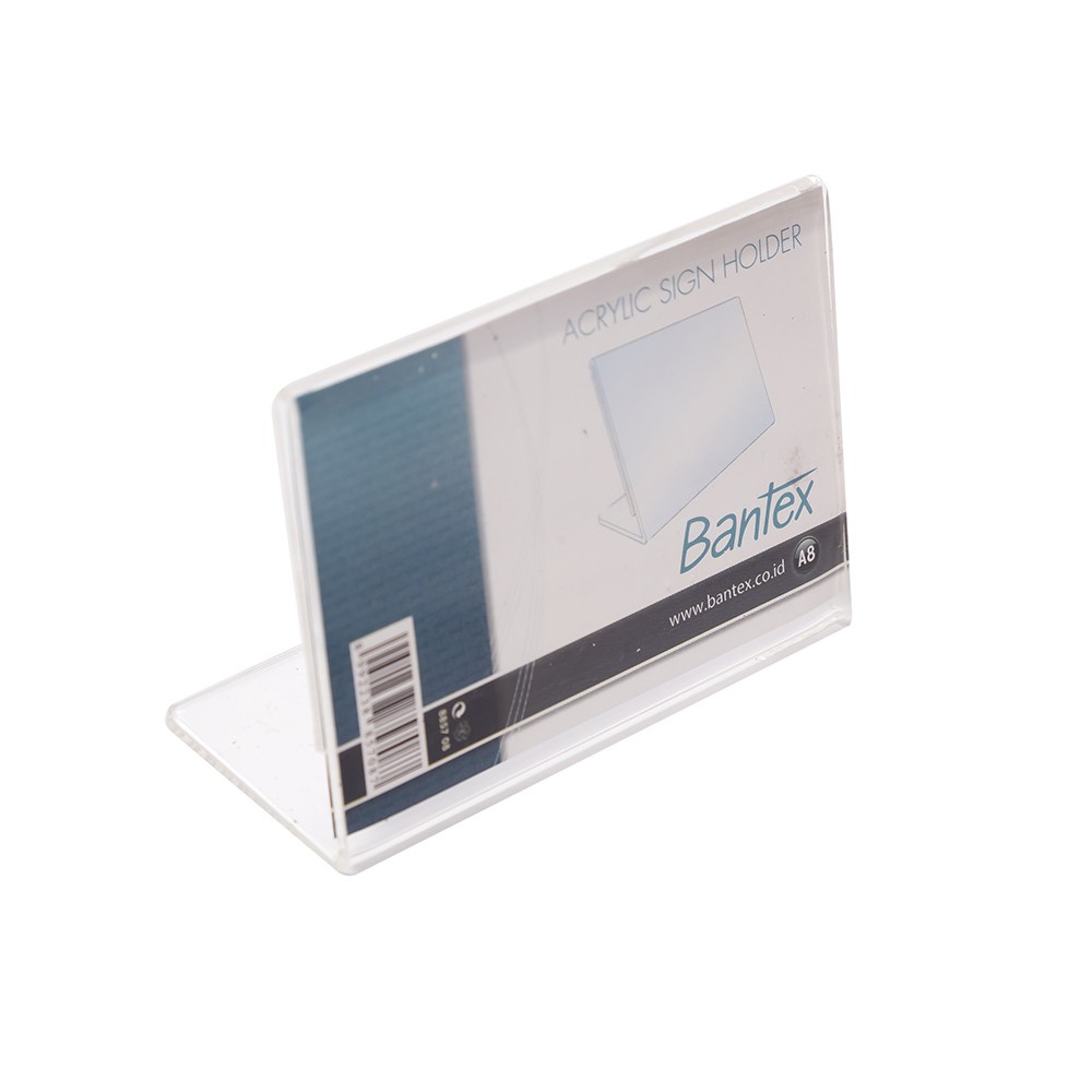 

Bantex A8 Acrylic Slanted Poster Sign Holder / Photocard Holder / Tent Holder Papan Akrilik Display