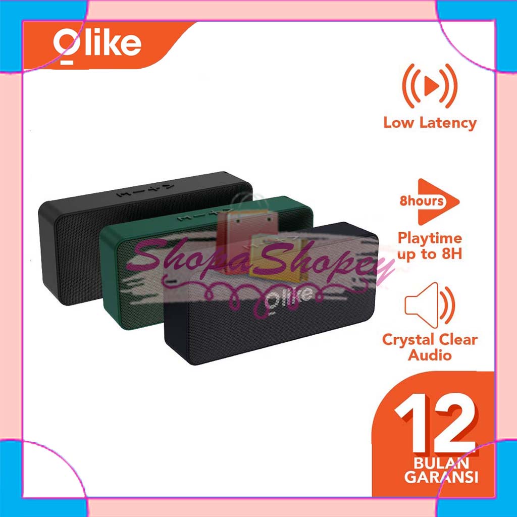 Speaker OLIKE OBS110 Speaker Bluetooth Mini Wireless speaker USB &amp; TF Card Support 65dB 8 Hours Playtime