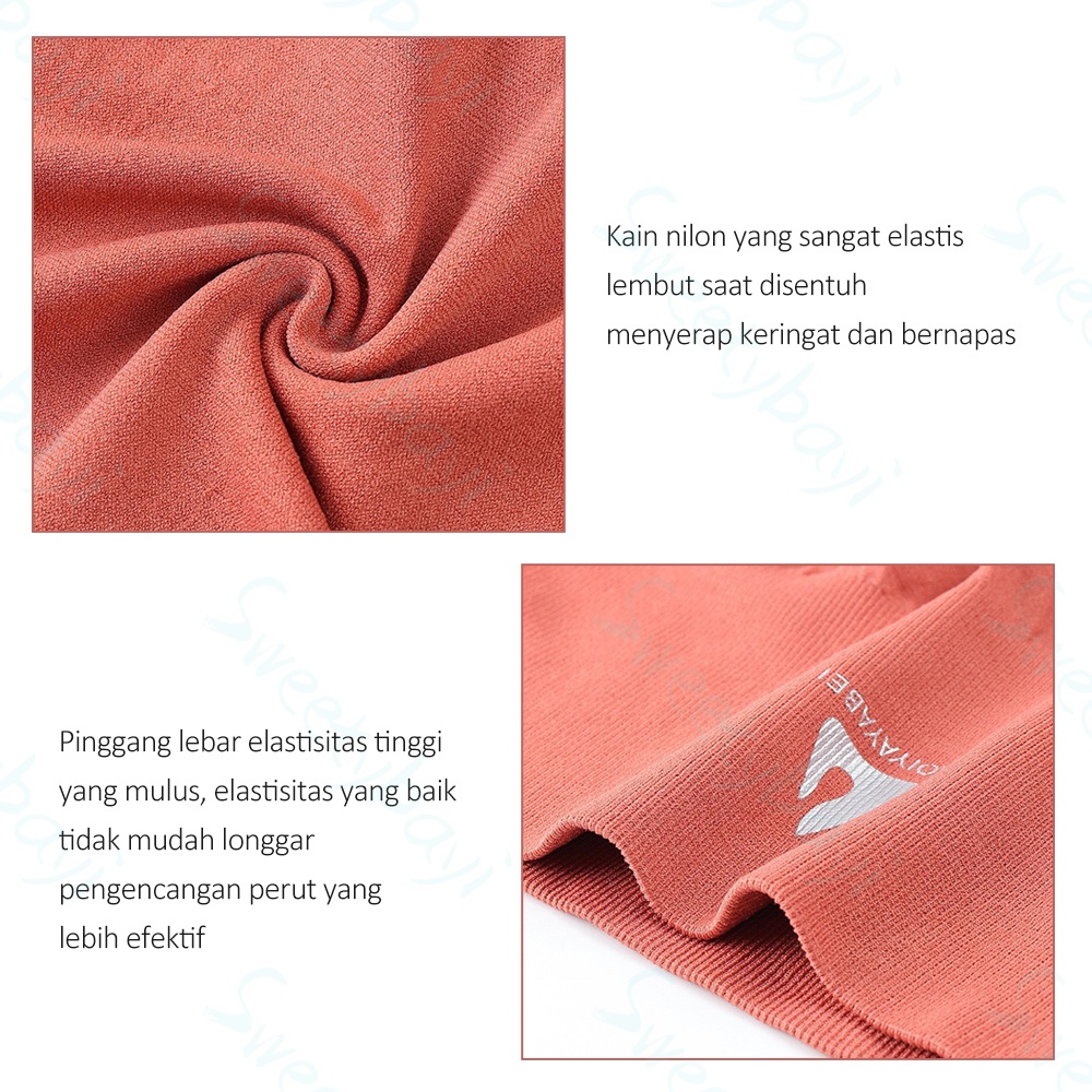 Sweetybayi High waist boxer wanita Celana korset pinggang tinggi pengecil perut