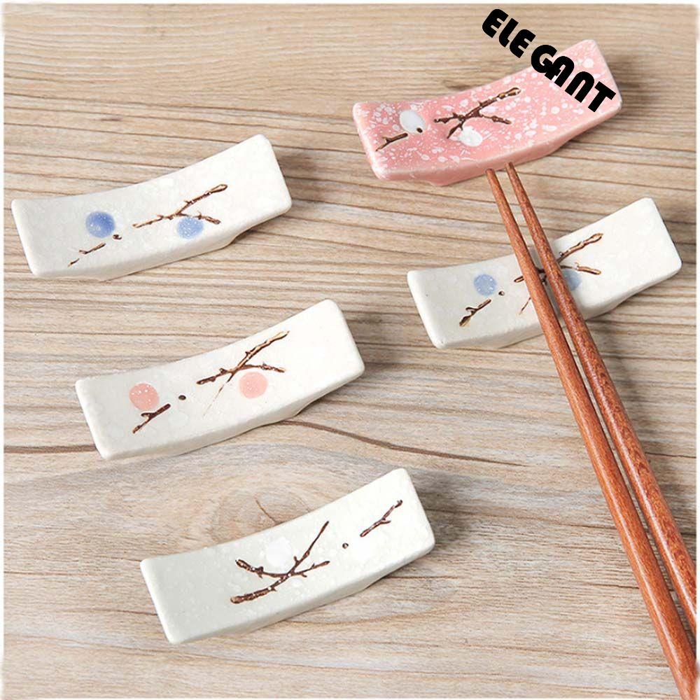 [Elegan] Tempat Sumpit Kreatif Sendok Garpu Dapur Dekorasi Rumah Chopstick Rest Tableware Tools Hotel Rak Peralatan Makan