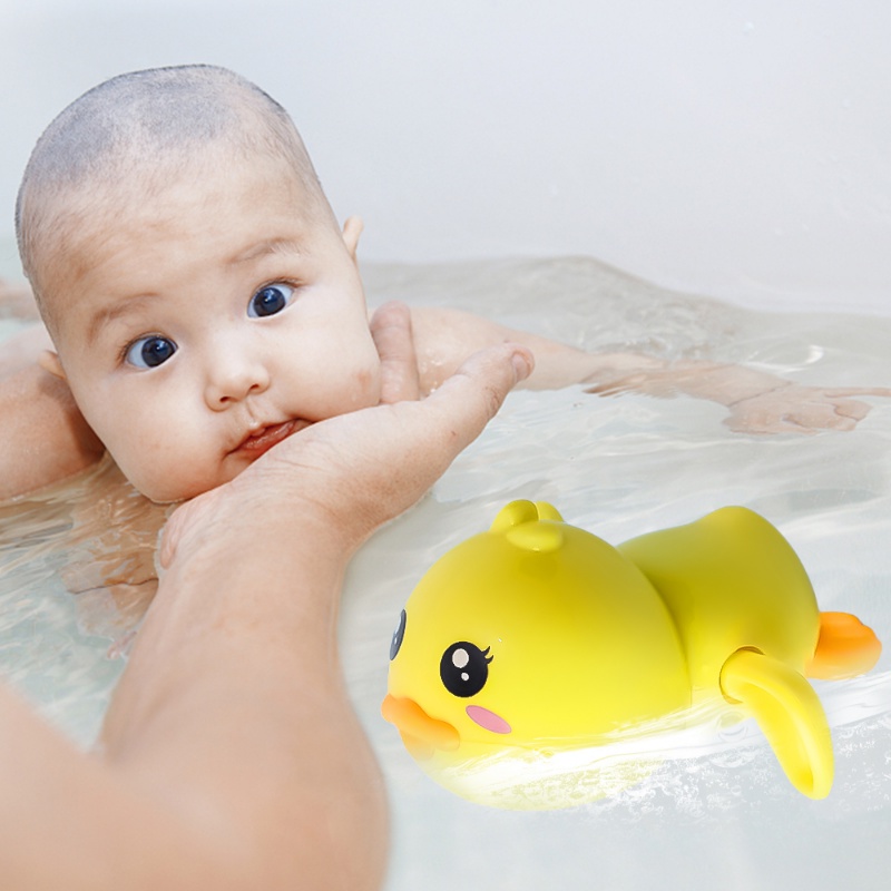 Mainan Bayi Mandi Bebek Kreatif Kartun Hewan Pantai Kolam Renang Bermain Air Game Rantai Jarum Jam Mandi Mainan Untuk Anak Di Atas 3tahun