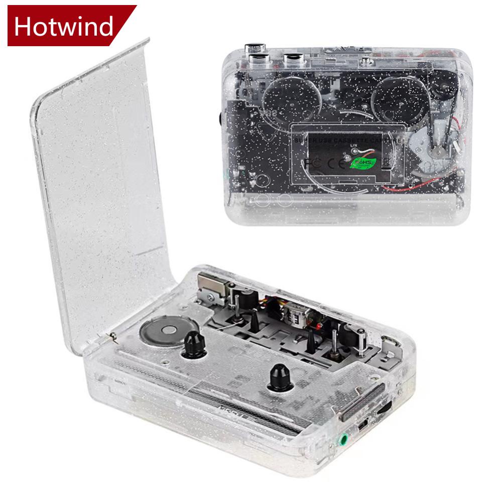 Hotwind Kaset Player Portable Tape Recorder Ke MP3 Full Transparan She
