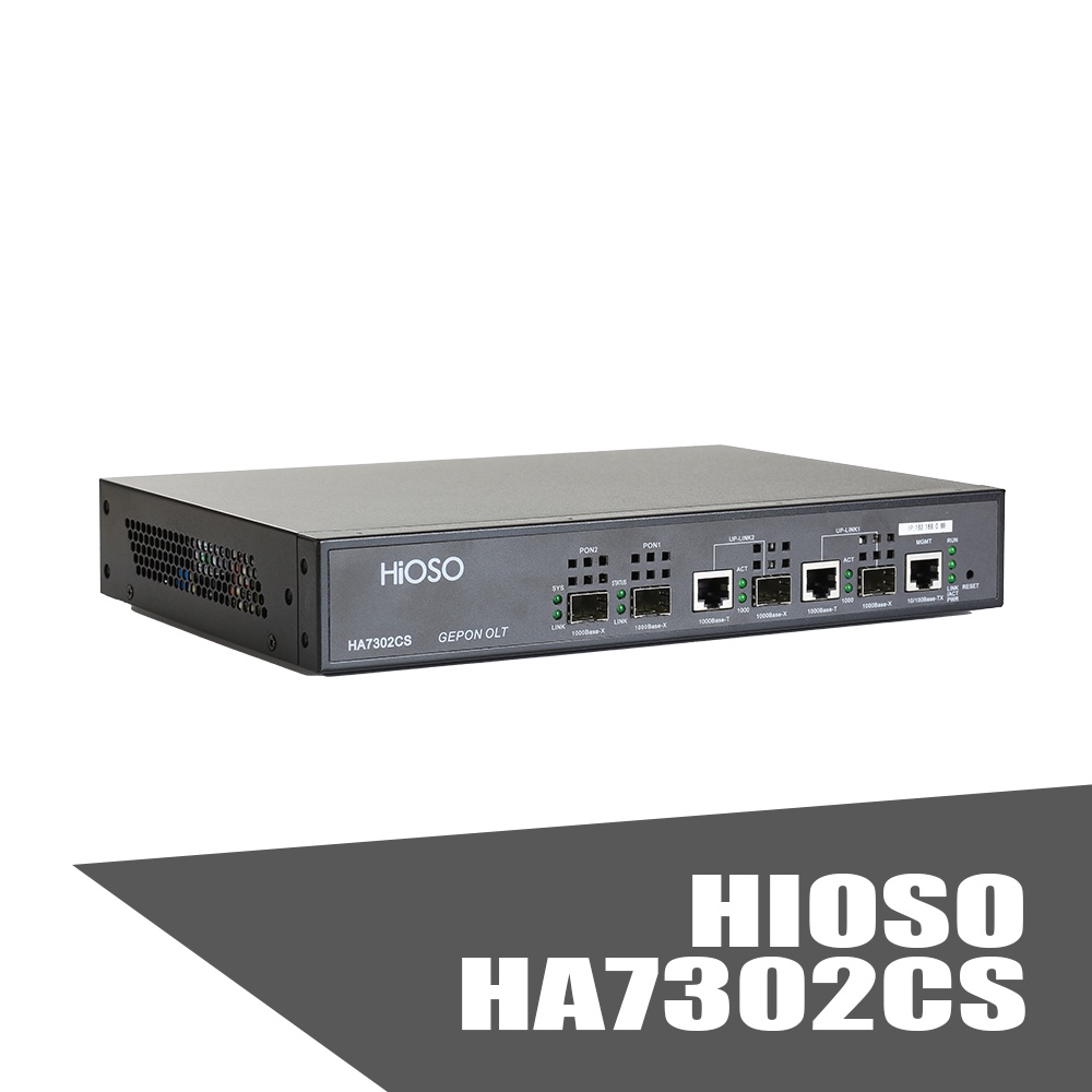 Hioso Epon OLT HA7302CS Standalone Type OLT 2-PON