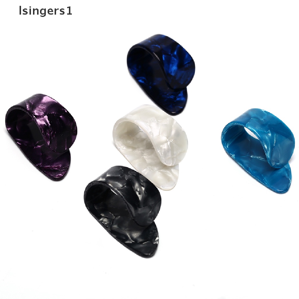 [lsingers1] 4pcs/set 1kaki Jempol+3Jari Pick Gitar Plectrum Gitar Untuk Butik Gitar Elektrik