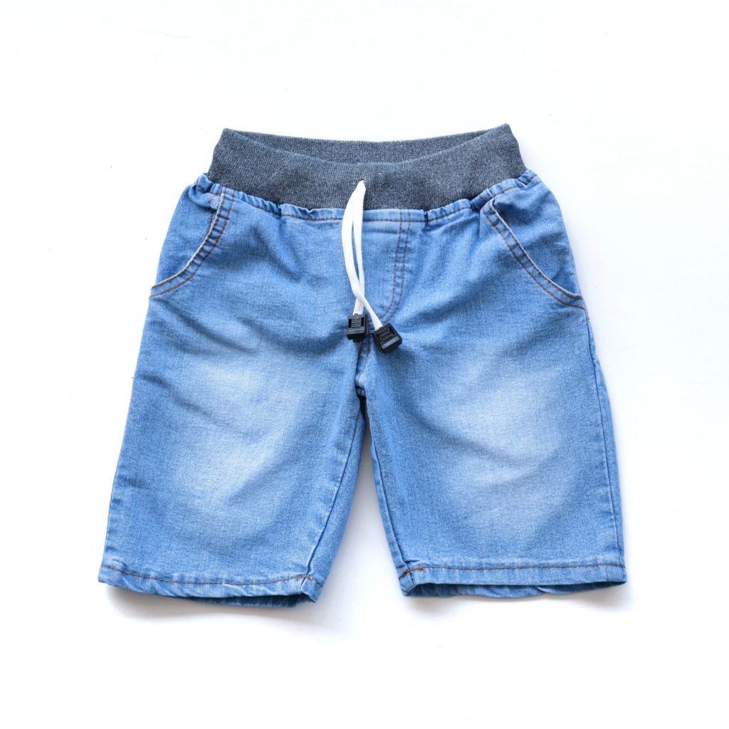 Celana Pendek Anak Jeans Laki Cowok 3 4 5 6 7 Tahun RIB FANA