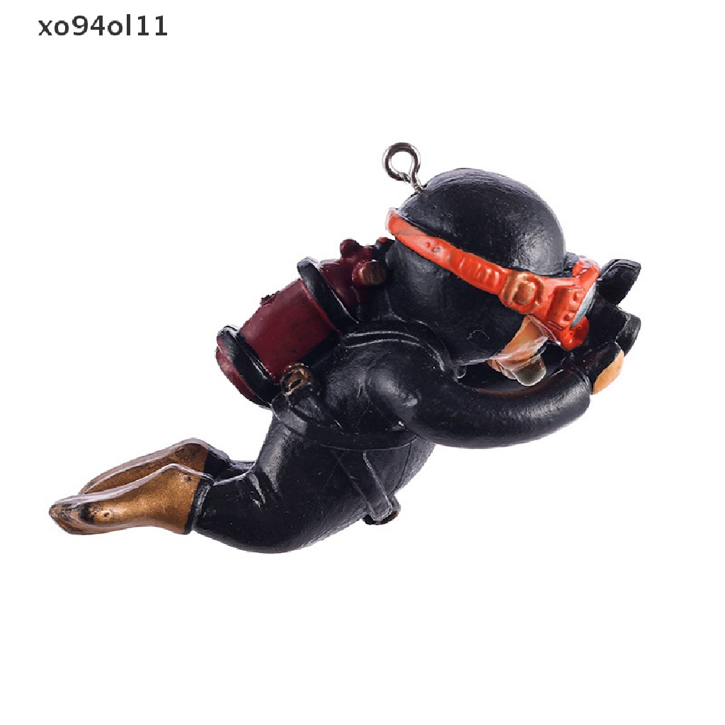 Xo Diver Kotak Dada Harta Karun Antik Kreatif Dekorasi Ikan Gold Hiasan Aquarium Resin OL